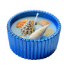 Ароматна свещ Морски бриз с декорация естествени раковини