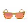 Дървени слънчеви очила 7th Sense Amare Red Orange Polarized