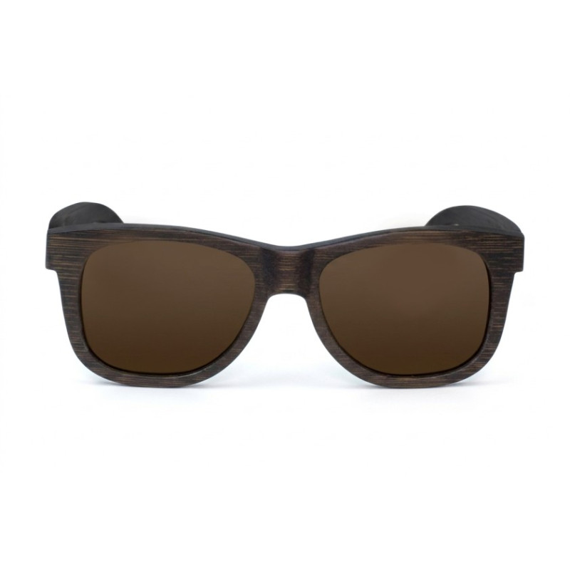 Дървени слънчеви очила 7th Sense Kanye Brown Polarized