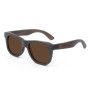 Дървени слънчеви очила 7th Sense Kanye Brown Polarized