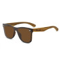 Дървени слънчеви очила 7th Sense Noir Brown Polarized