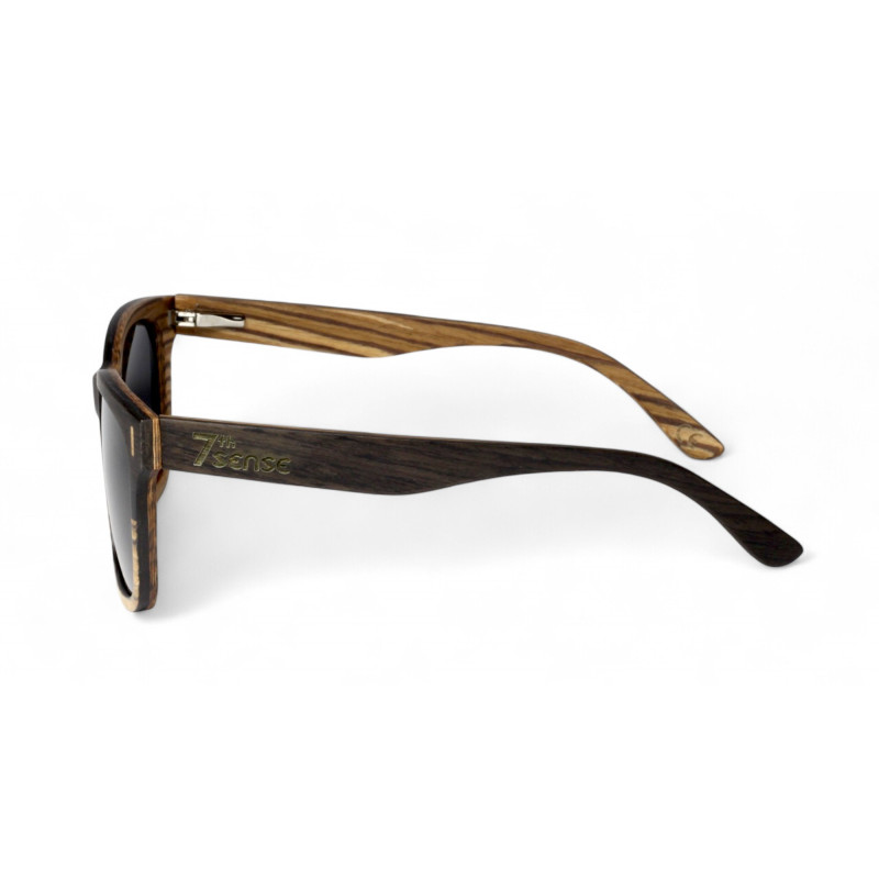 Дървени слънчеви очила 7th Sense Esperanza Grey Polarized 