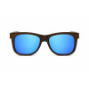 Дървени слънчеви очила 7th Sense Kanye Blue Polarized