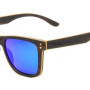 Дървени слънчеви очила с поляризация 7th Sense Bliss Polarized blue