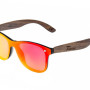 Слънчеви очила с дървена рамка 7th Sense Gravity Polarized Red Mirror