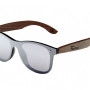 Слънчеви очила с дървена рамка 7th Sense Gravity Polarized Grey Mirror
