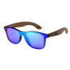 Слънчеви очила с дървена рамка 7th Sense Gravity Polarized Green Mirror