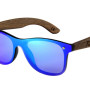 Слънчеви очила с дървена рамка 7th Sense Gravity Polarized Green Mirror