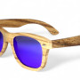 Дървени слънчеви очила с поляризация 7th Sense Wiara Polarized Blue