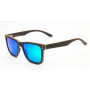 Слънчеви очила с дървена рамка 7th Sense Bliss Polarized green purple