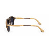 Дървени слънчеви очила 7th Sense Eventyr Green Blue mirror Polarized