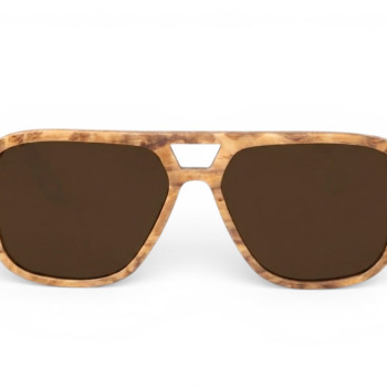Дървени слънчеви очила 7th Sense Driftwood Brown Polarized