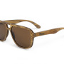 Дървени слънчеви очила 7th Sense Driftwood Brown Polarized