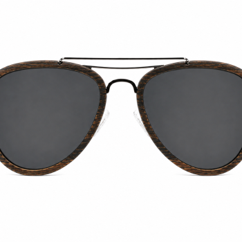 Дървени слънчеви очила 7th Sense Avio 2 Grey Polarized