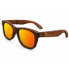 Дървени слънчеви очила 7th Sense Kanye Orange Polarized