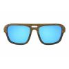 Дървени слънчеви очила 7th Sense Driftwood Blue Polarized