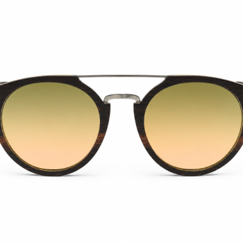 Дървени слънчеви очила 7th Sense Ember Rose Gold Polarized
