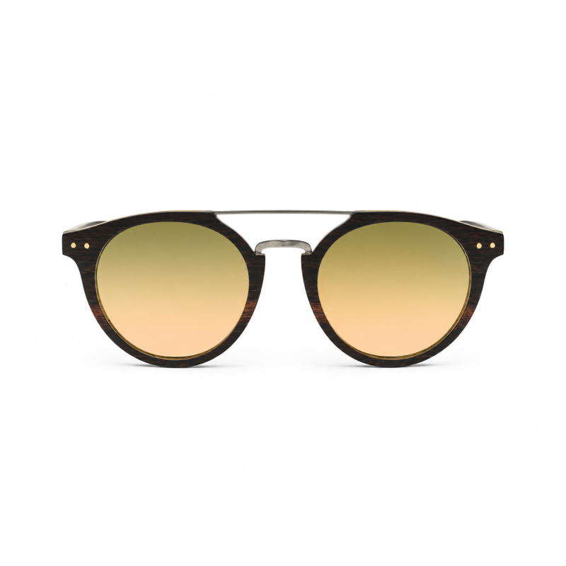 Дървени слънчеви очила 7th Sense Ember Rose Gold Polarized